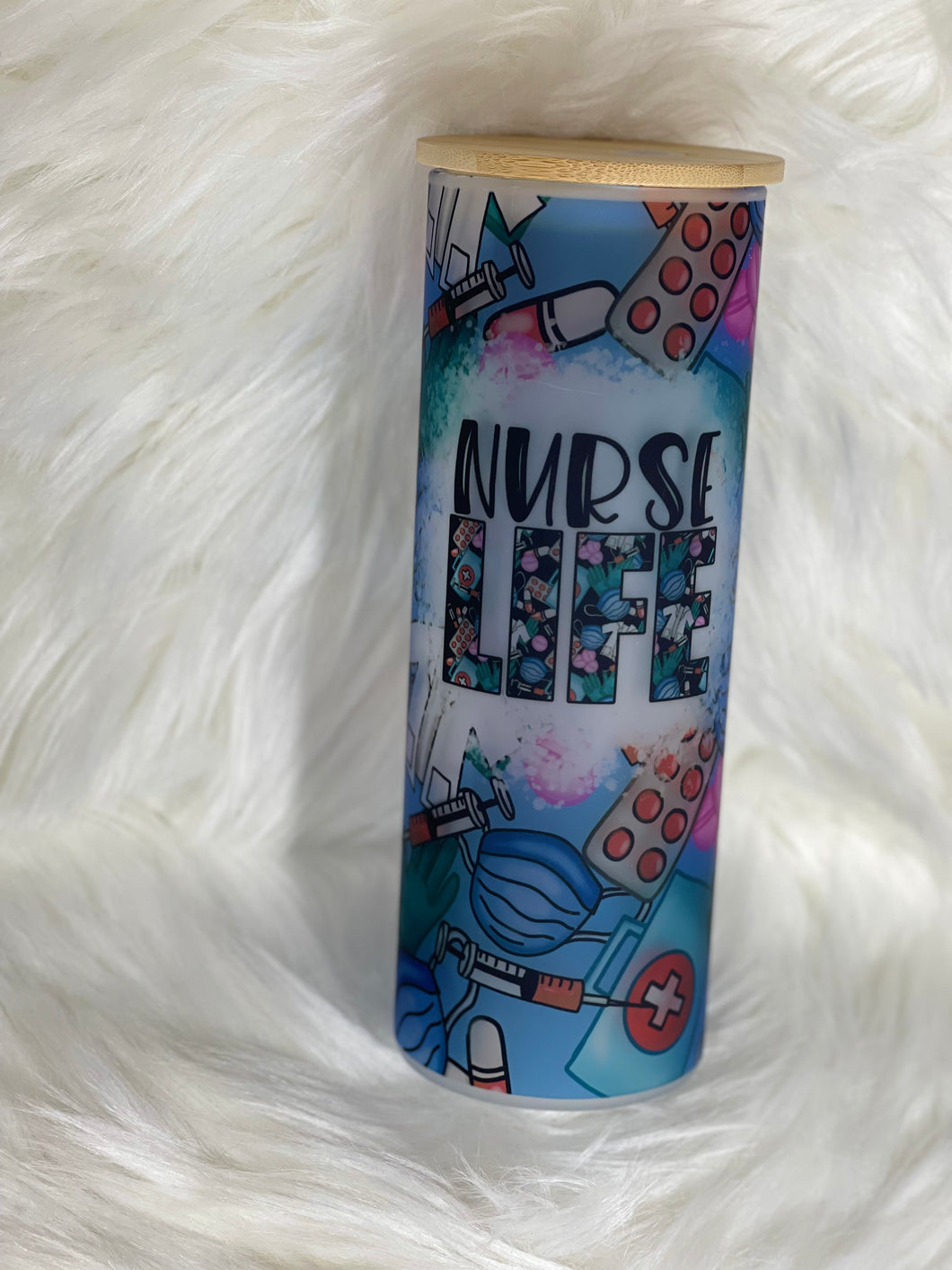 Nurse Life Glass Tumber