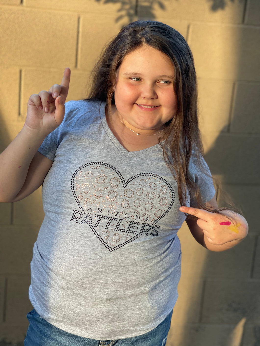 AZ Rattlers Heart T-Shirt