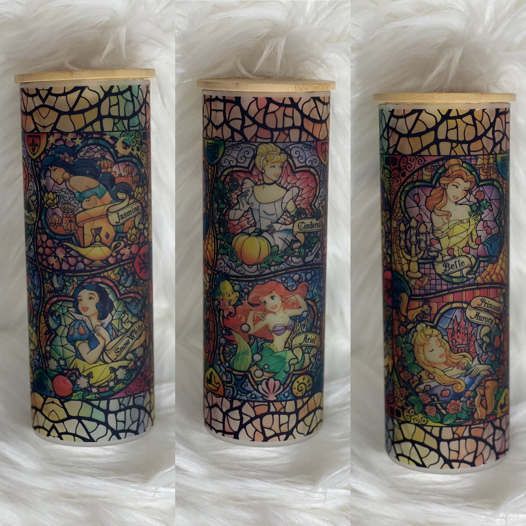 Stained Glass Princess Tumbler